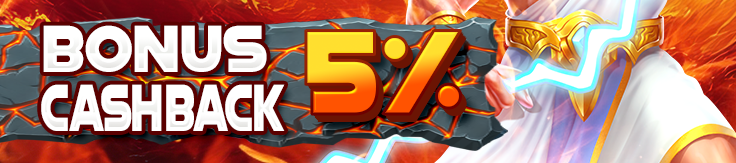 BONUS CASHBACK 5%